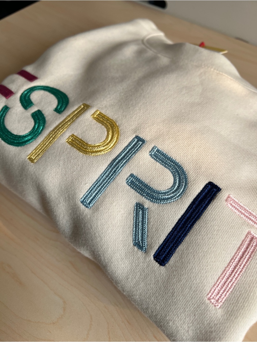 Esprit Embroidered Logo Sweatshirt, Size Small NWT - Picture 2 of 6